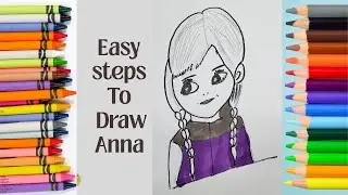 Easysteps to draw Anna #viral #trending#drawing #naruto #annamalai  #cartoon #drawing #foryou #anna