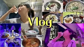 VLOG | 디올 언박싱🛍+청량리 맛집 뿌시고 가성비 노래방 파티룸 추천+일상(술🥂✨) | 짜슐랭,엽떡,혜성칼국수,할머니냉면,따봉하우스,상봉이층술집,용마쉼터,집밥 무생채 먹방