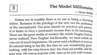 The Model Millionaire By Oscar Wilde Story In Hindi Of Class 9 Treasure Chest Icse English