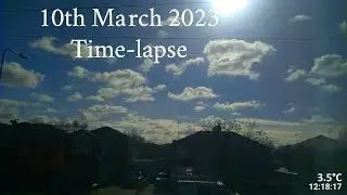 10 March 2023 Time-lapse
