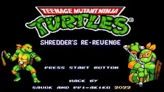 Walkthrough Streets of Rage 2 ROM Hack TMNT - Shredder's Re-Revenge and speedrun for Mike