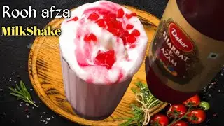 Quick Rooh afza milkshake |ramzan  Special rooh afza sharbat |roof afza drinks recipes for summer |