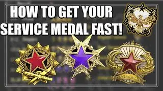 The FASTEST Way To Get Service Medals In CSGO!