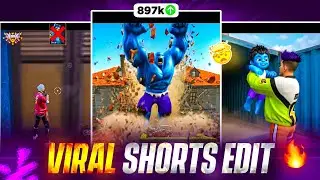 UNIQUE+VIRAL SHORT EDITING TUTORIAL 🤯 Free Fite Short Editing In Capcut | free fire Ai Short | YFYT 