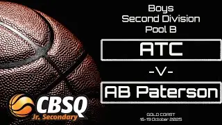 ATC v AB Paterson - 2025 CBSQ Jr Secondary Boys Div 2