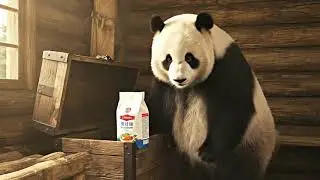 This Panda Can Cook Better Than Me… And It’s Steaming Buns Over a Campfire!