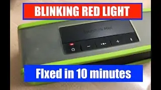Fix the blinking red light issue on the Bose Soundlink Mini 2 Speaker in 10 minutes!