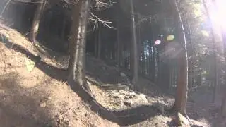 GoPro ride by at Castlewellan Mountain Biking Trail Centre MTB