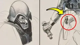 Darth Vader’s ORIGINAL Designs - First Ever Drawings (Vader Had A GUN!)