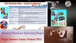 Rainbow Reversal or Spin Magic: DIY Button Spinner or Newton Disc, Science of Color & Motion, Playto