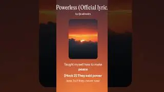 Powerless (Original) #shorts #producer #different #vibe #alternative #CallmeTim  #music #lyrics