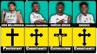 Real Madrid Players Religion ✝️☪️☦️✡️☯️2025  Muslim, Christian & Others