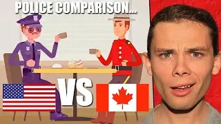 Australian Reacts To Canadian VS American Police