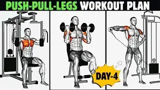 Ultimate Push Pull Legs Workout| Push Workout| Chest Shoulder Triceps Workout| Day-4