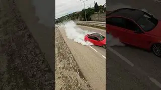 BMW F80 M3 Burnout 💨 #böw #m3 #f80 #burnout #crazy #car #red #burnoutcars #drift #cars