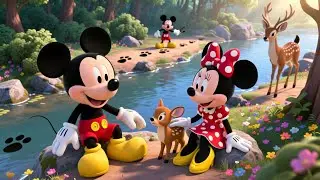 🌲🚌 Rescue Bus & The Forest Surprise! | Mickey & Minnie Animal Time Adventure 🐭🐾 | Kids Story Poem