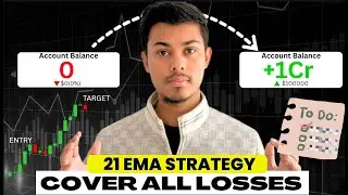 I Recovered 40 LAKH Losses Using 21 EMA 1 Min- Scalping Strategy | Hindi #scalpingstrategy