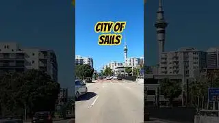 Driving into Auckland City 😍 Sky Tower Getting Closer on Nelson Street (Sunny Afternoon POV)