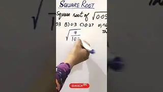 How to find Square Root Trick | DeerMaths