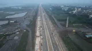 Drone Shot of Ganga Path Way Patna\Drone Studio World