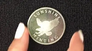 SUNSHINE MINT SILVER ROUND 1 ozt