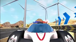 Asphalt Nitro Pagani zonda R MAXED police chase