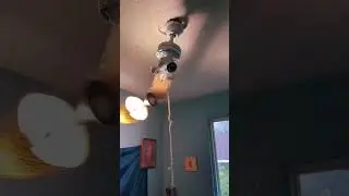 5 ceiling fans wobbling with iPhone ringtone #meme #ceilingfan #funny #shorts