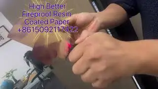 fireproof resin coated paper and fireproof cooling pad manufacturer whatsapp:+8615092117422
