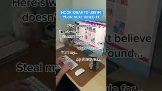 Hook Ideas To Use in Your Next Video #marketing #socialmediamanager #digitalmarketing