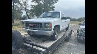 1996 GMC Sierra SL C1500 single cab long bed. New project. Was running just recently. What to do now