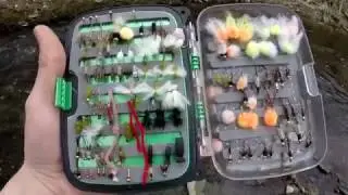 Fly fishing in a Credit River Tributary