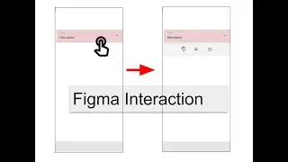 Figma : Interaction (Click) - Overlay ( Manual position  ) - Animation
