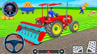 Real Village Farming tractor Simulator Field Plow | Android Tractor Simulator Gameplay