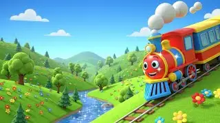 Number Train Remix | kids nursery rhymes | Baby Song, Counting & Train Cartoon 🚂