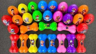 Looking For Paw Patrol Clay With Slime Coloring: Ryder, Chase, Marshall,...Satisfying ASMR Video