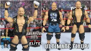 WWE Mattel Elite Greatest Hits Stone Cold Steve Austin Review! Plus an Ultimate Fixup!