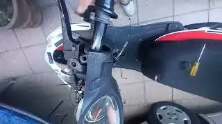 cambio de chicote del acelerador, italika DS 150