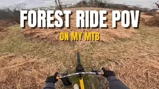 FOREST RIDE POV ON MY ROCKHOPPER