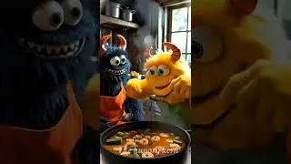 The Hungry monster making yummy Lobsters 🦐🦐 #youtubeshorts #cooking #monster