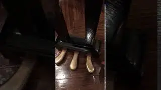 ヤマハグランドピアノペダル軸受けを交換した後
