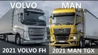 MAN TGX 2021 VS VOLVO FH 2021