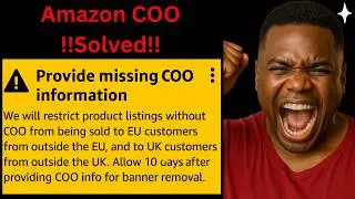 Amazon country of origin warning SOLVED | Amazon Germany FBA / FBM COO resolved