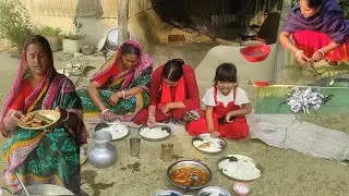 বিলের তাজা মাছ রান্না করতে পুজার মা চুলাই ভেঙ্গে ফেললো 😍