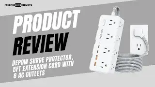 DEPOW Power Strip Review | 8 Outlets + 4 USB Ports Ultimate Charging Station