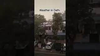 weather in Delhi a morning 🌄 time