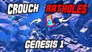 OP Crouch Ratholes on Genesis 1 | Best Hidden Base Spots | ARK Ascended Official