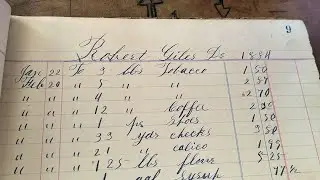 Oconee County Country Store Ledgers 1800s February 9th 2022 #Oconee County Ga