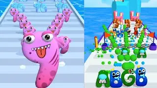 Number run merge 3d math, alphabet lore run Gameplay Walkthrough Android, iOS #123456789