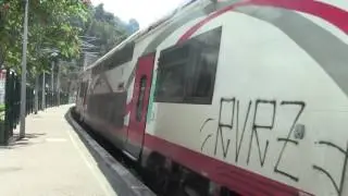 Villefranche Sur Mer HD-SNCF Ter Z26500 no.440 departs on service to Menton