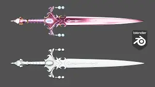 How To Make A Fantasy Sword In Blender | Tutorial